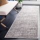 preview thumbnail 14 of 22, SAFAVIEH Adirondack Abstract Grid Distressed Rug 2'1" x 6' Runner - Silver/Ivory - Runner