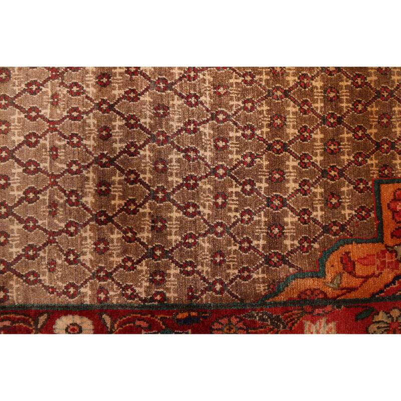 ECARPETGALLERY Hand-knotted Anadol Vintage Brown Wool Rug - 4'11 x 10'3