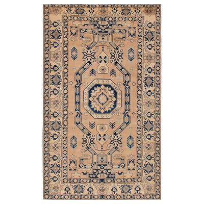 ECARPETGALLERY Hand-knotted Finest Ghazni Tan Wool Rug - 6'10 x 11'4