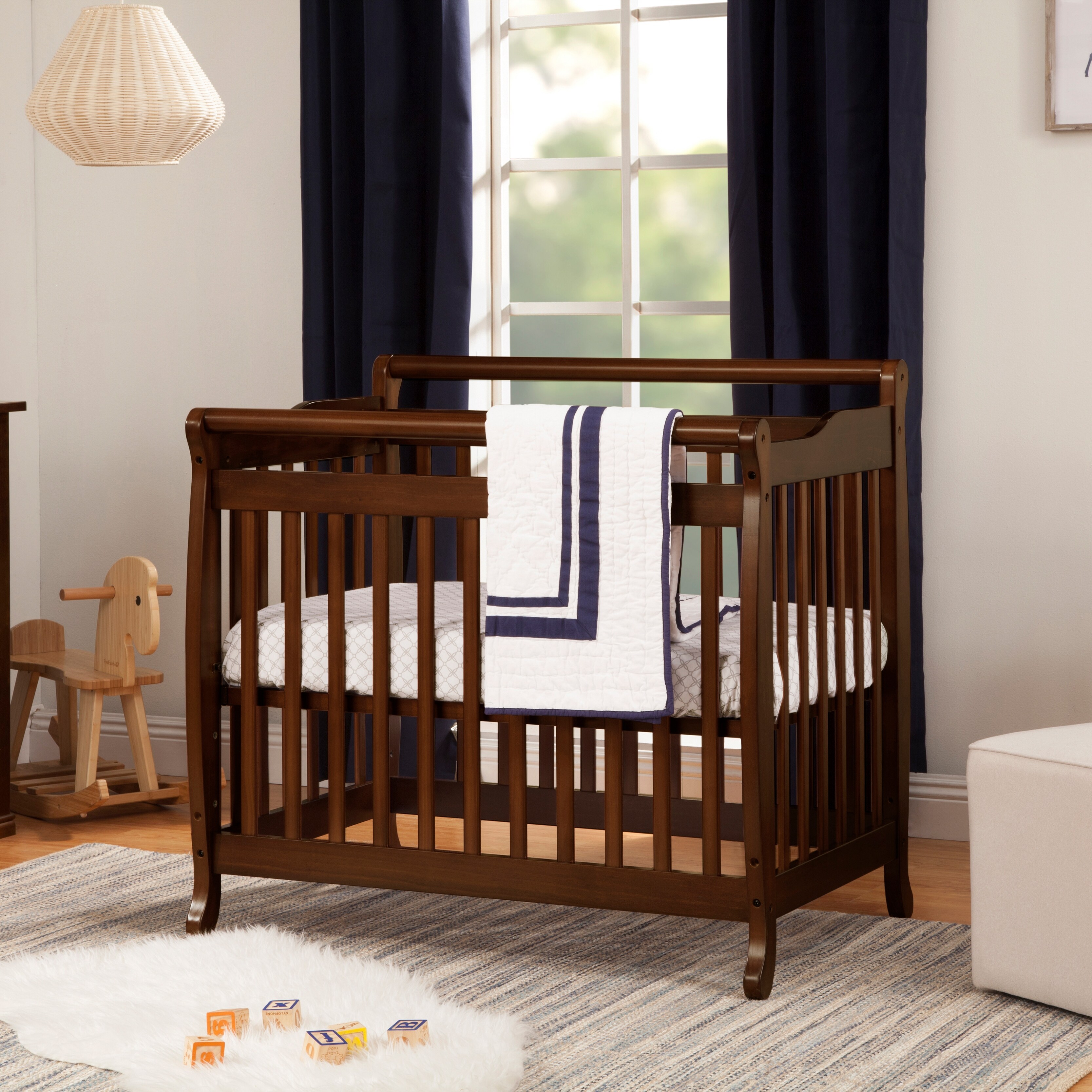 DaVinci Emily 2 in 1 Mini Crib and Twin Bed Bed Bath Beyond 4333392