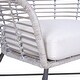 preview thumbnail 6 of 6, Cove Rattan Curved Occasional Chair by East at Main