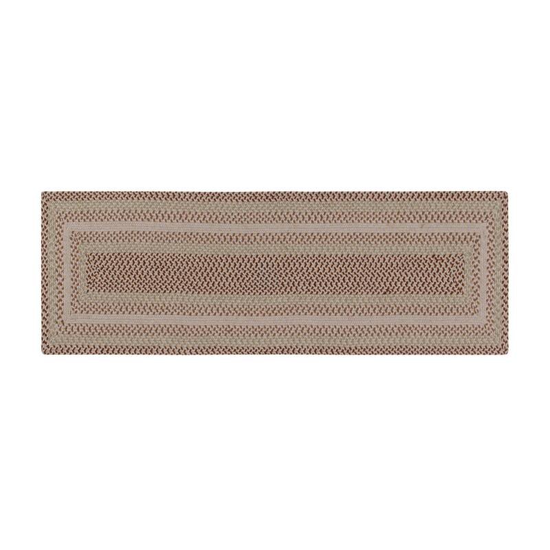 Better Trends Woodbridge Braid 100% Wool Stain Resistant, Double-Sided Reversible Rectangle Indoor Area Utility Rug