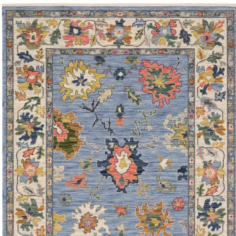 HomeRoots Oriental Traditional Rectangle Area Rug