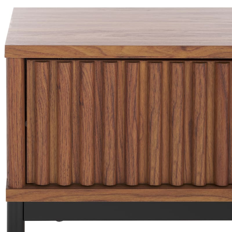 SAFAVIEH Lylia 2-Door Storage Coffee Table - 43.7 in. W x 21.5 in. D x 15.4 in. H