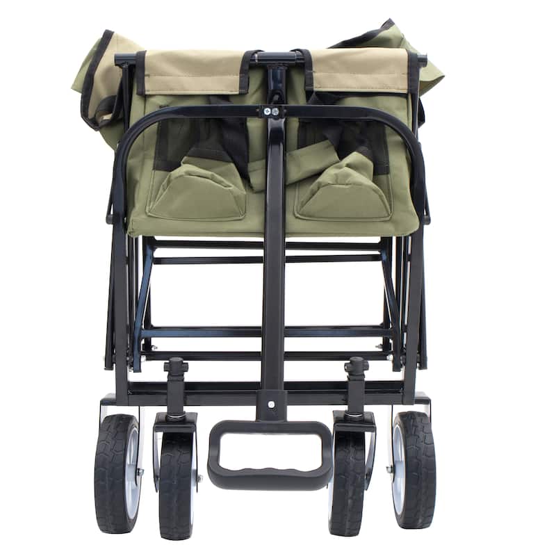 Foldable Wagon Cart with strapping system