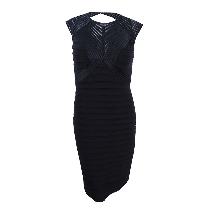 plus size open back dress