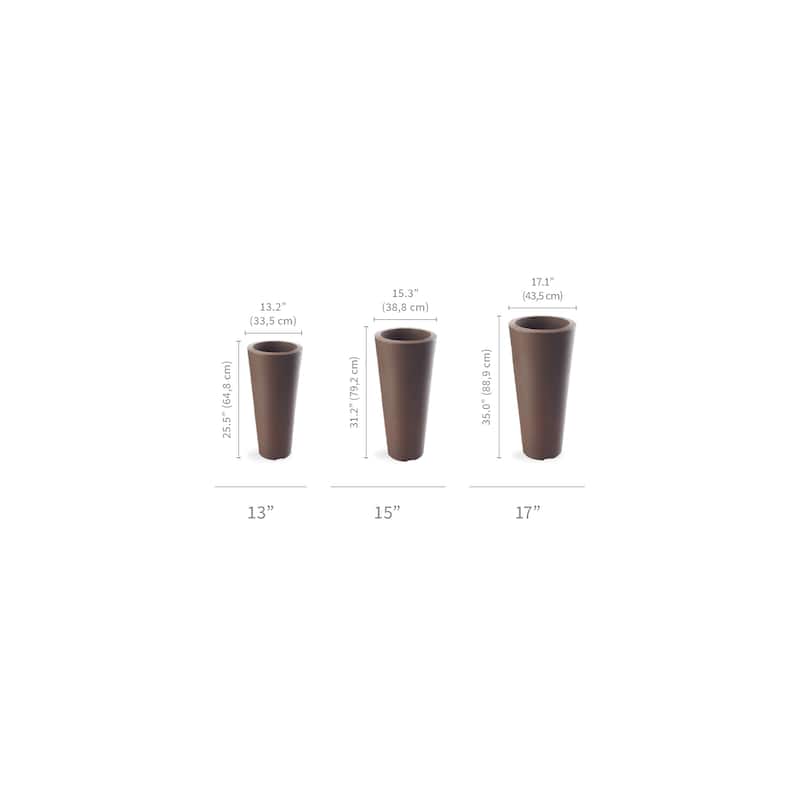 Bleeker Tall Indoor Outdoor Planter, Wind Proof