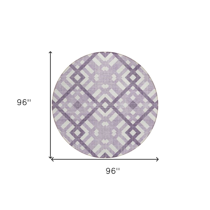 HomeRoots Geometric Transitional Rectangle Outdoor Rug
