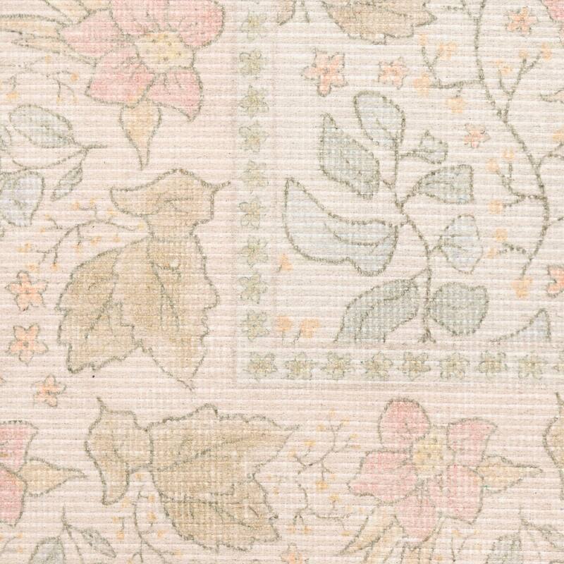 Nourison Botanical Washables Indoor only Textured Floral Area Rug