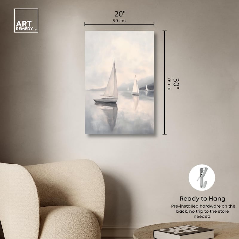 Dreaming of Sails Canvas by Art Remedy, Gallery Wrapped
