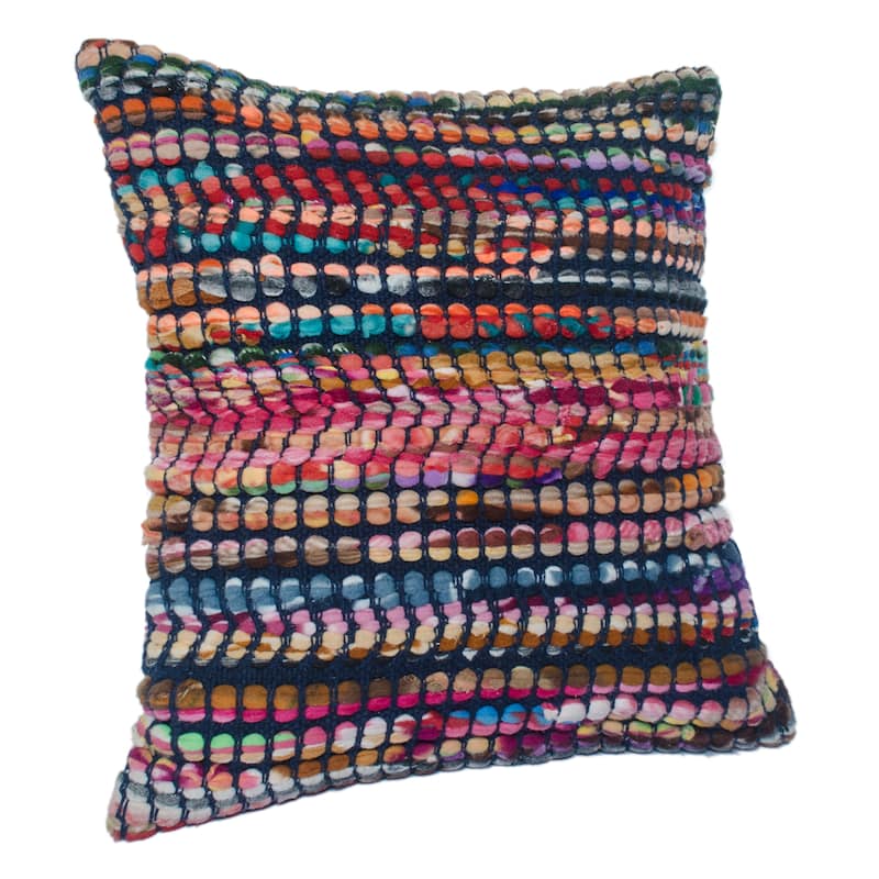 Sevita Multicolored Bohemian Geometric Throw Pillow