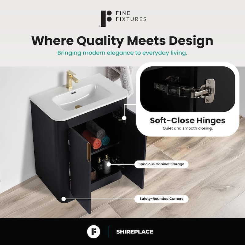 Fine Fixtures Shireplace Bathroom Vanity with Sink