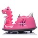 preview thumbnail 12 of 37, 12V Kids Ride On Bumper Car W/Parents Control,Dinosaur Shape & Element Design,2WD,Spray With Light,360 Degree Rotation