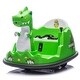 preview thumbnail 25 of 37, 12V Kids Ride On Bumper Car W/Parents Control,Dinosaur Shape & Element Design,2WD,Spray With Light,360 Degree Rotation