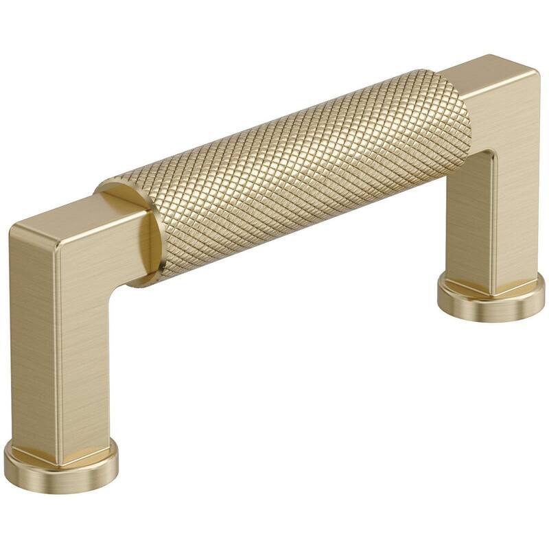 Amerock BP37622 Balata 3" Center to Center Knurled Handle Cabinet Pull - Golden Champagne