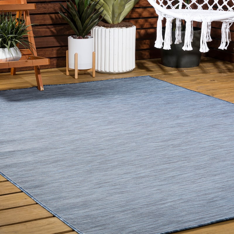 JONATHAN Y Bo Modern Flatweave Solid Area Rug