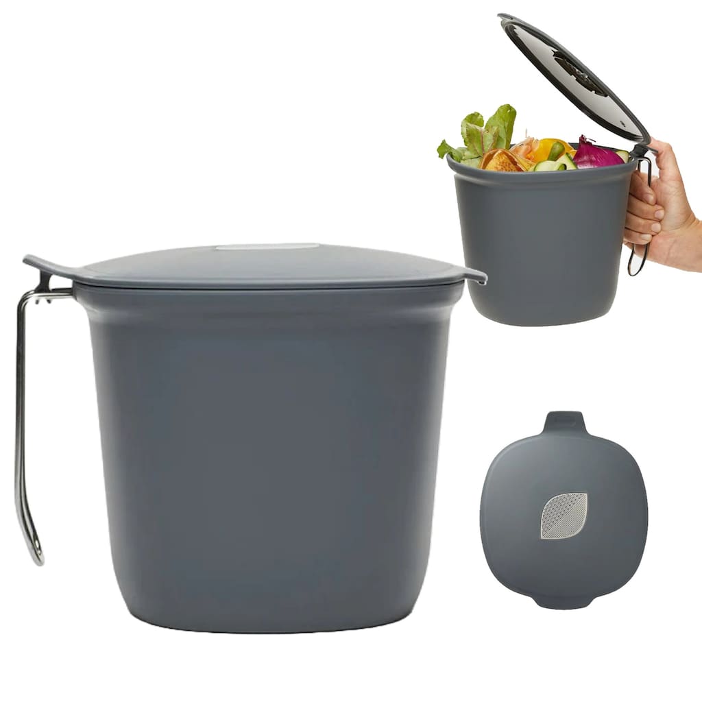 Chefn Compost Bin with Filter - 2.96 in x 4.92 in