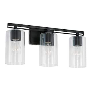 18-inch 3-light Matte Black Bath/ Vanity Fixture