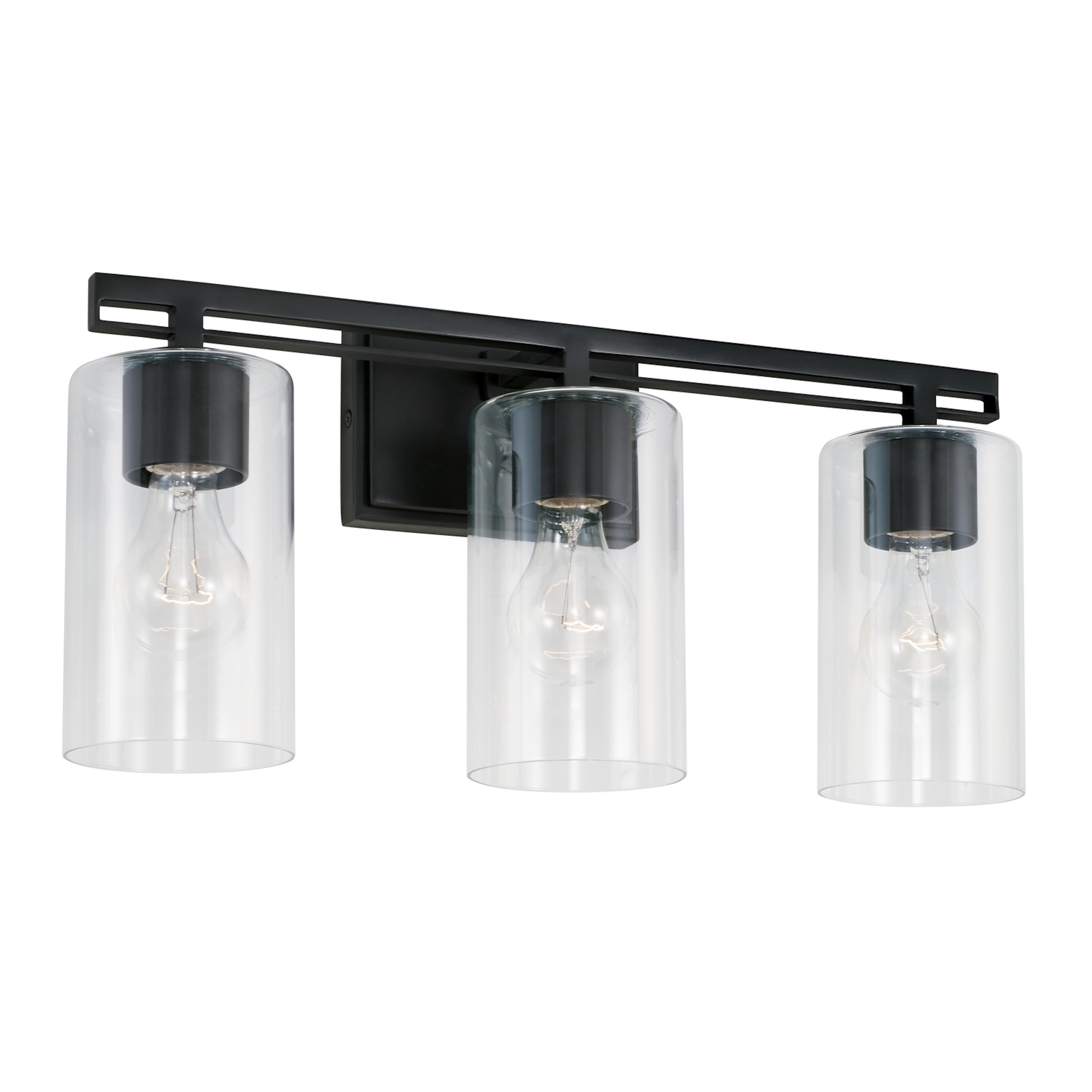 Austin Allen & Company 18-inch 3-light Matte Black Bath/ Vanity Fixture