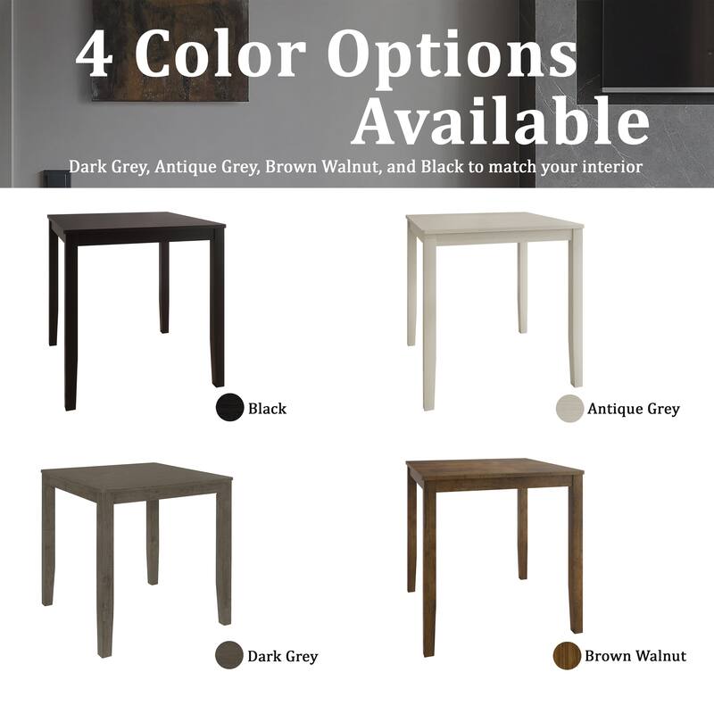 CraftPorch Simple Classy Square Counter Height Dining Table
