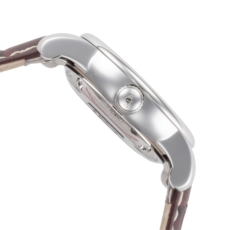 Mido Women's Baroncelli 29mm Black Dial Leather Automatic Watch - Brown - One Size