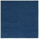preview thumbnail 51 of 113, SAFAVIEH Handmade Natura Gerta Wool Rug 6' Square - Navy/Blue