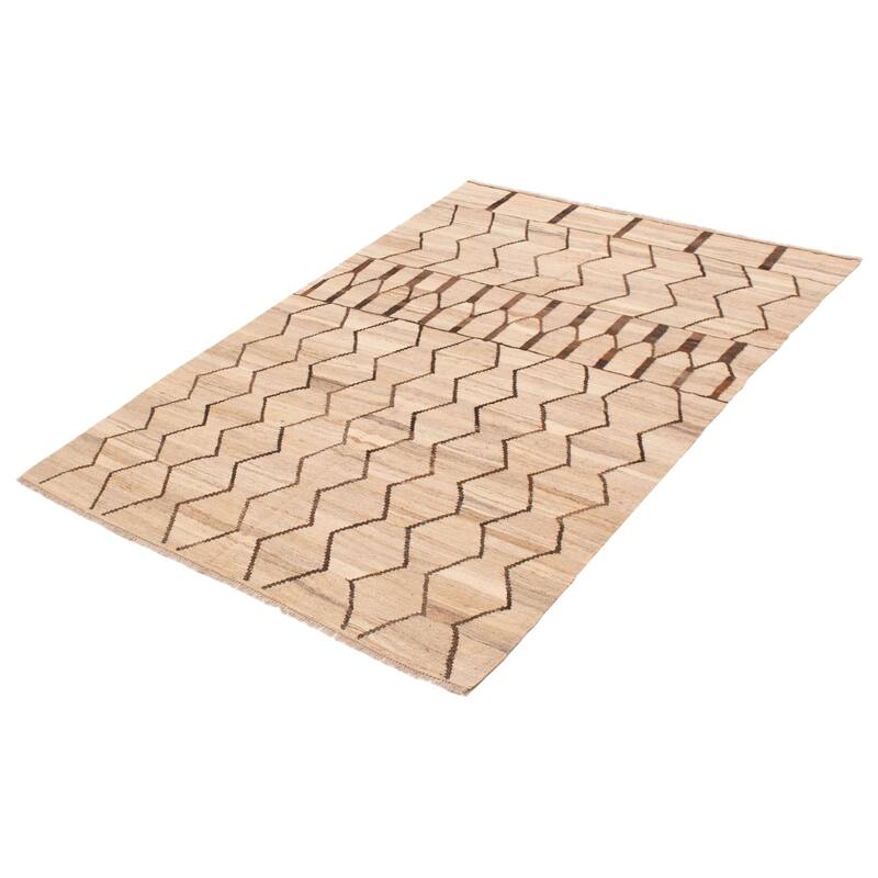 Sivas Beige Kilim 5'9" x 7'10" - 5'9 x 7'10