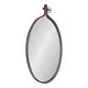 preview thumbnail 64 of 94, Kate and Laurel Yitro Round Wall Mirror 20x34 - Bronze