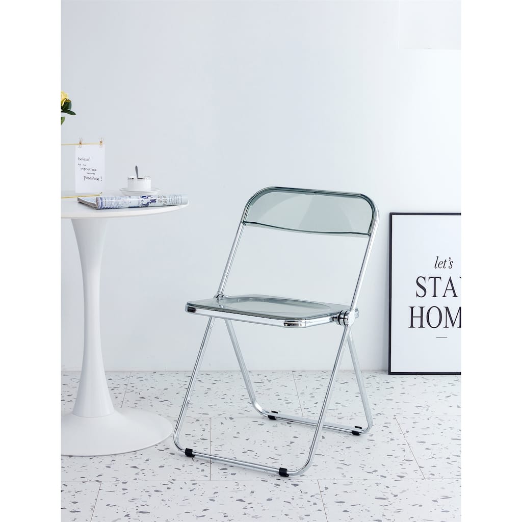 Clear Transparent Folding Chair