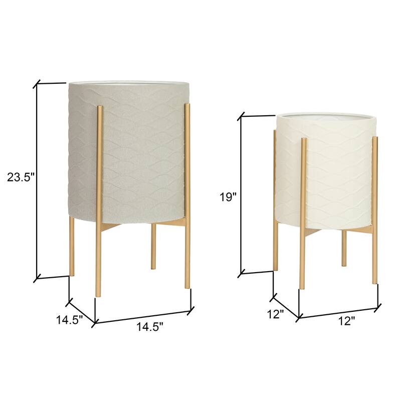 Chloe Modern Planters (Set of 2)