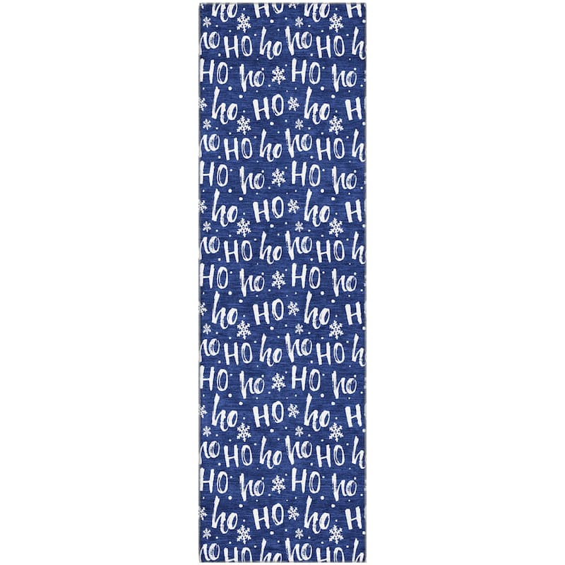 Premium Washable Super Soft Christmas Ho Ho Mayfield Rug