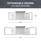 preview thumbnail 22 of 36, Bathtub Tray for Tub - Adjustable Bamboo Bath Tray for Tub - Collapsible Bathtub Caddy Bath Tub Tray Wood - Bath Accessories