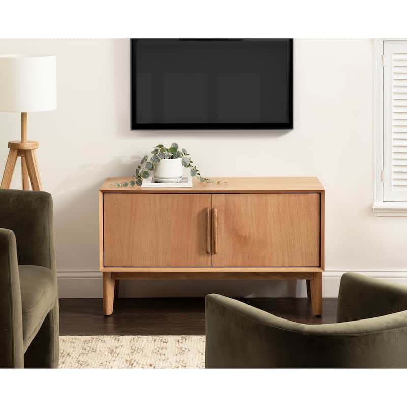 Kate and Laurel McCutcheon Floor Media Cabinet