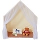 preview thumbnail 4 of 10, Yurt Style Kids Tent with Floor Mat and Light for Toddlers - 52 x 36.2 x 60.2 in