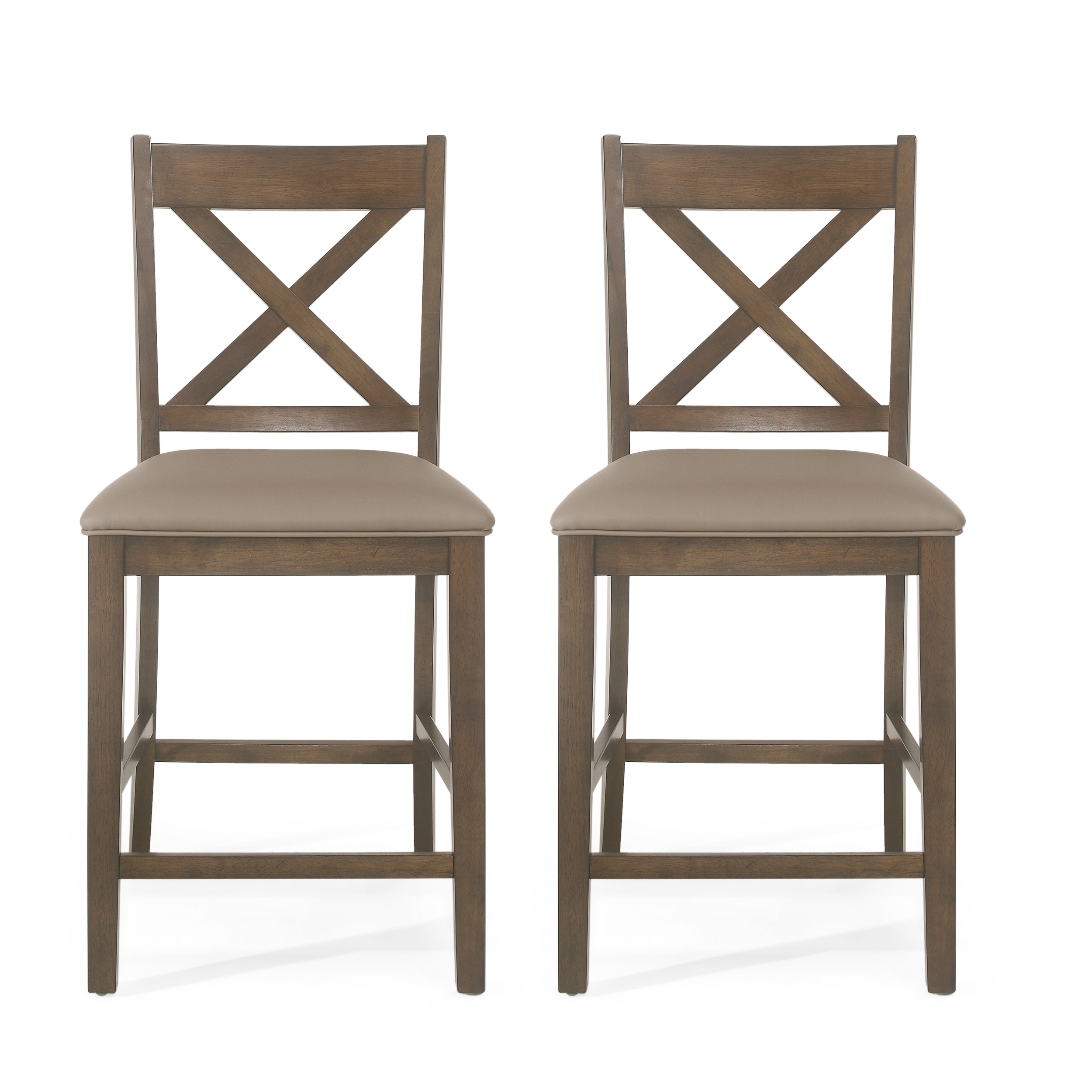 Farmhouse x on sale back bar stools