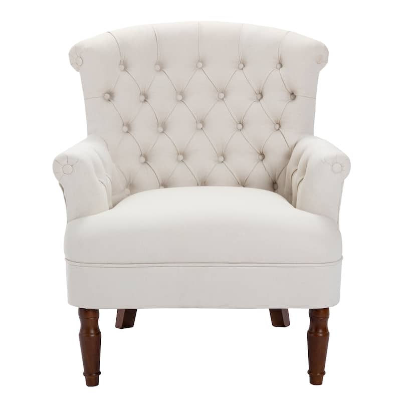 Corvus Sidmouth Tufted Fabric Oversized Club Chair