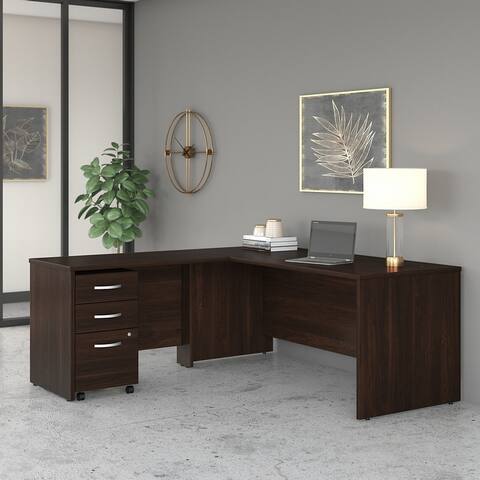 Studio C L-shaped Desk with Drawers by Bush Business Furniture