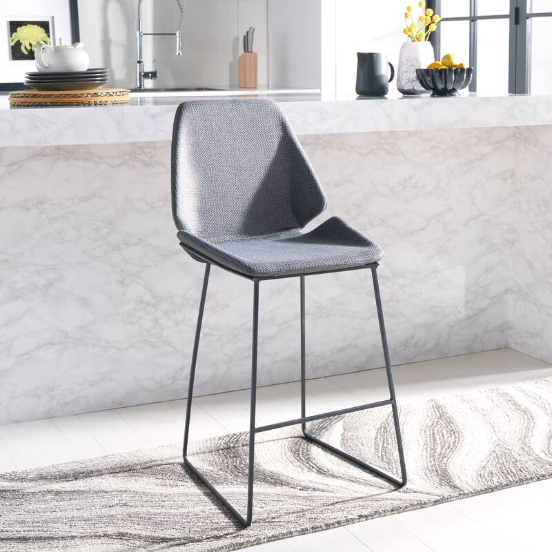 SAFAVIEH Kristlaug Modern 26-inch Counter Stool - 19.8" W x 22" L x 40" H - 20Wx22Dx40H