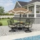 preview thumbnail 1 of 49, Clihome 9 Ft. Bohemian Fringed Patio Market Umbrella