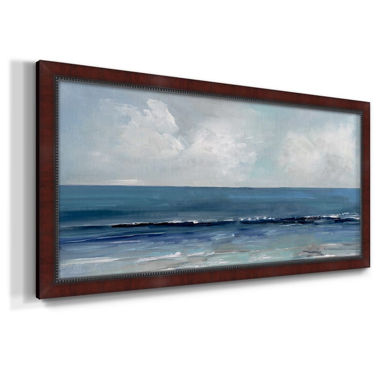Blue Seas Premium Framed Canvas- Ready to Hang