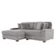 118.4"W Plush Modular Sectional Sofa with Pillows