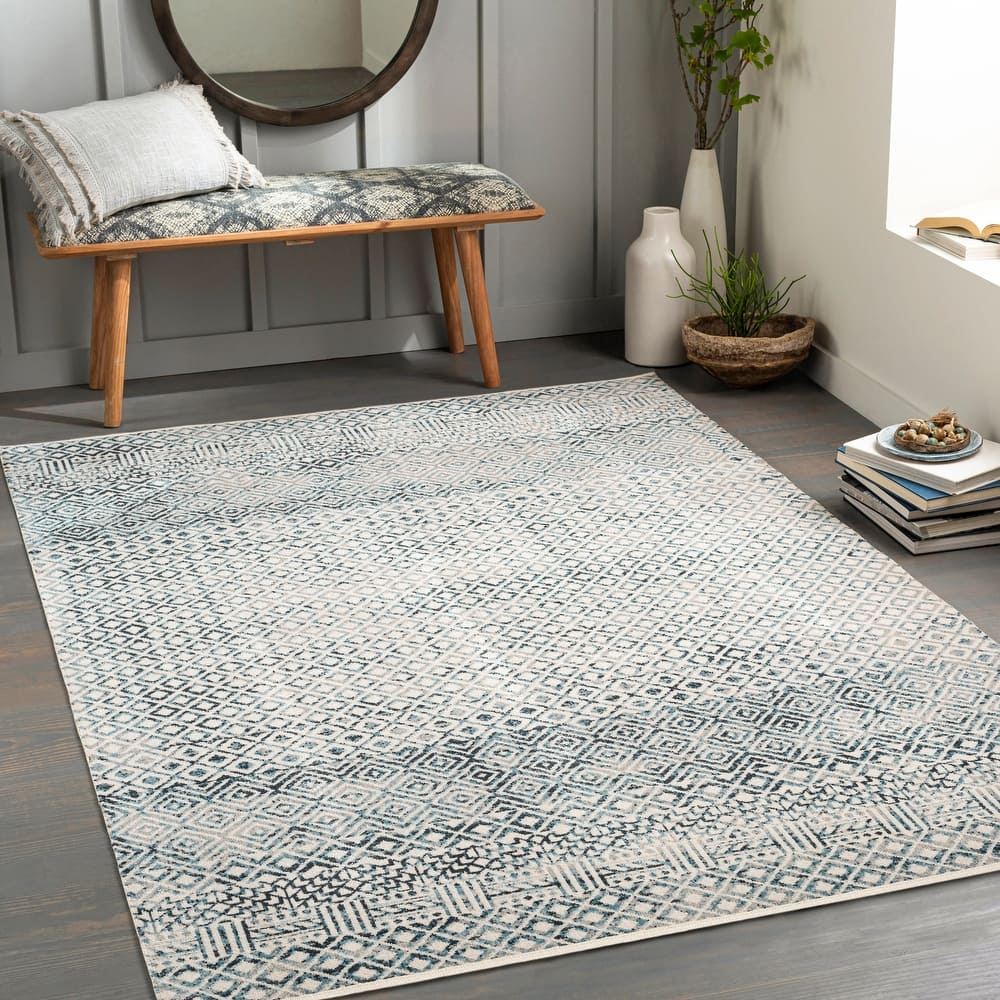 Livabliss Misha Global Machine Washable Area Rug