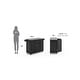 preview thumbnail 9 of 26, Dolly Madison Kitchen Cart with Stainless Steel Top by Homestyles