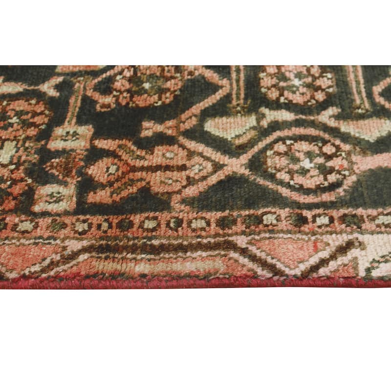 Fine Vintage Distressed Theron Charcoal/Beige Runner - 2'7" x 8'9"