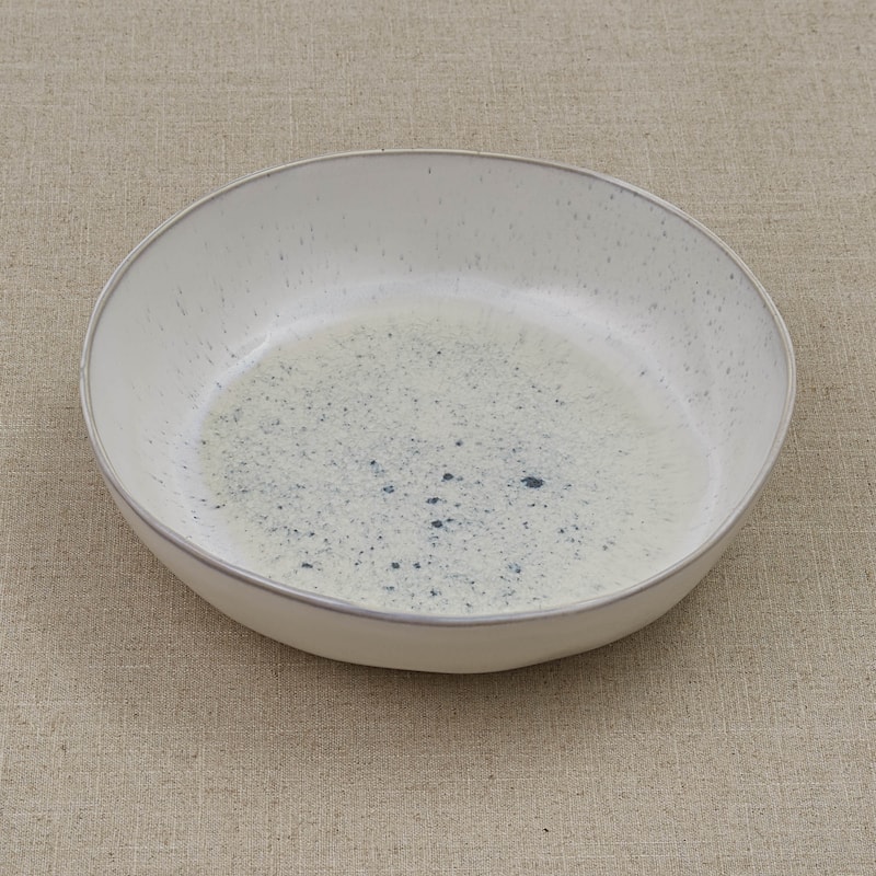 Split P Blue Speckled Serving Bowl - 12" x 12" x 3"