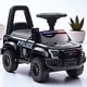 preview thumbnail 11 of 22, Kids Police Push Ride-On Car with PA System, Horn, Steering Wheel & Storage, Foot-to-Floor Sliding Toy for Ages 18-60 Months