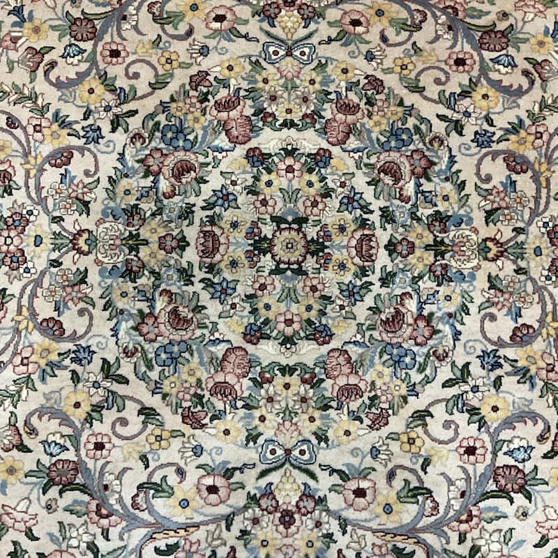 HERAT ORIENTAL Handmade Tabriz Wool Rug - 4'1" x 6'