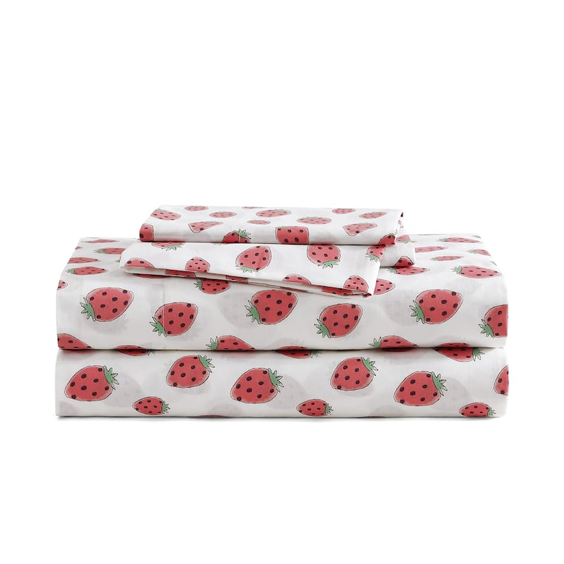 Poppy & Fritz Cotton Percale Printed Bed Sheet Sets