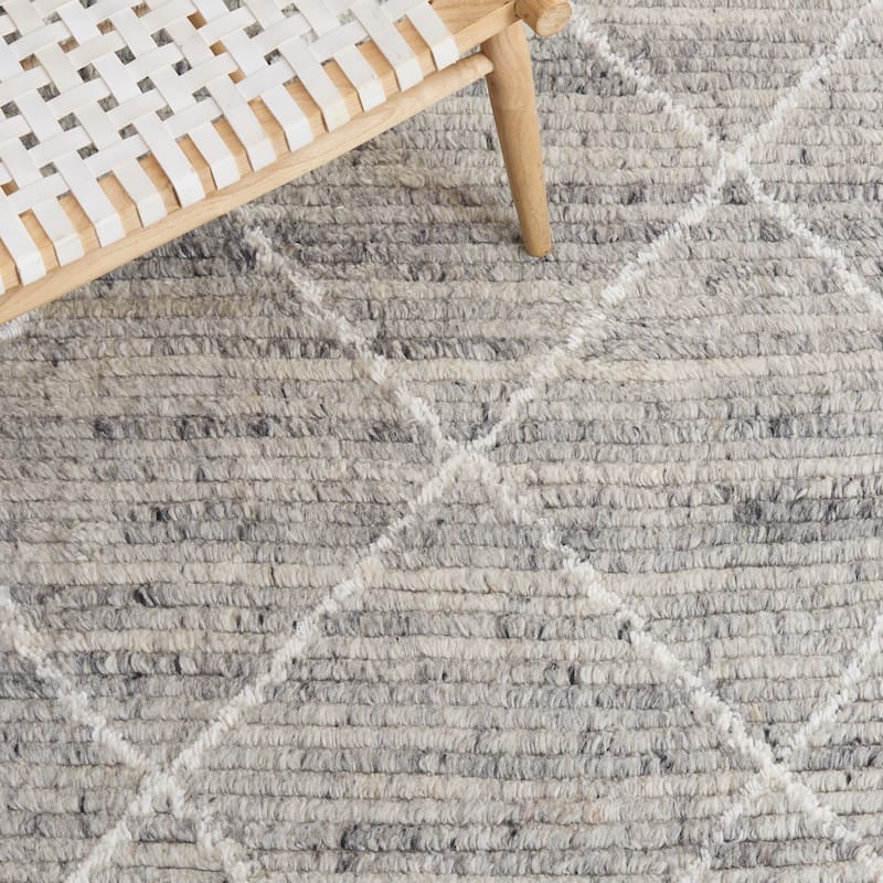 SAFAVIEH Handmade Kenya Þorveig Moroccan Boho Trellis Wool Rug