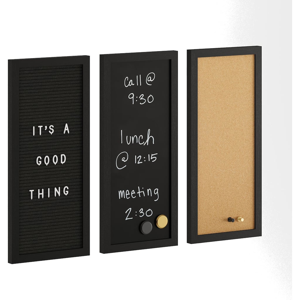 Flash Furniture BR-DK20221011-1-MS Everette 8" x 18" Wall Board Set